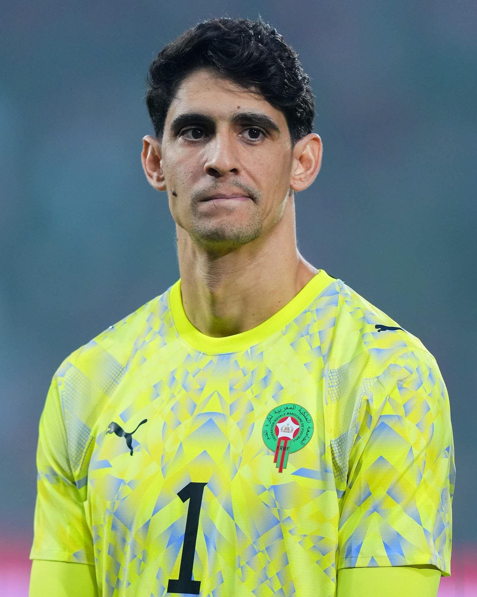 Yassine Bounou in Morocco goalkeeper shirt