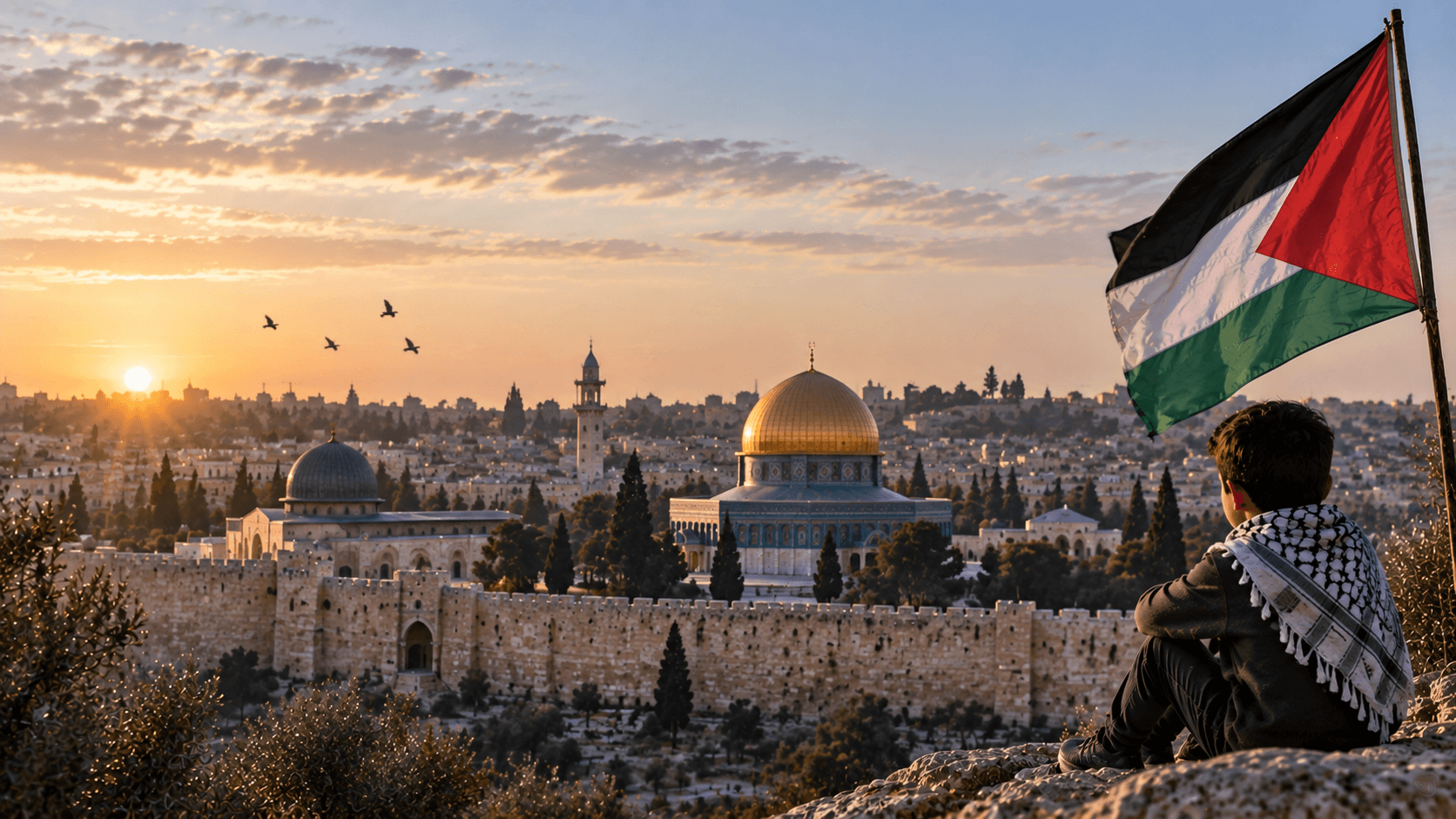Respectful editorial visual representing the Palestine humanitarian crisis and urgent aid needs in Gaza