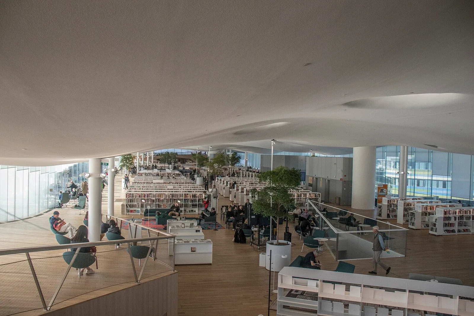 Salle de lecture supérieure d’Oodi