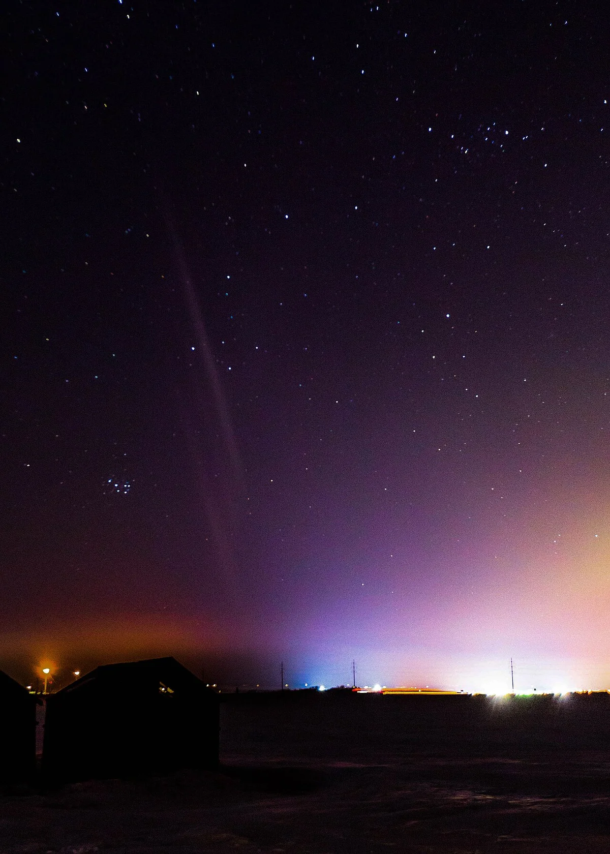 STEVE sobre Crossfield, Alberta