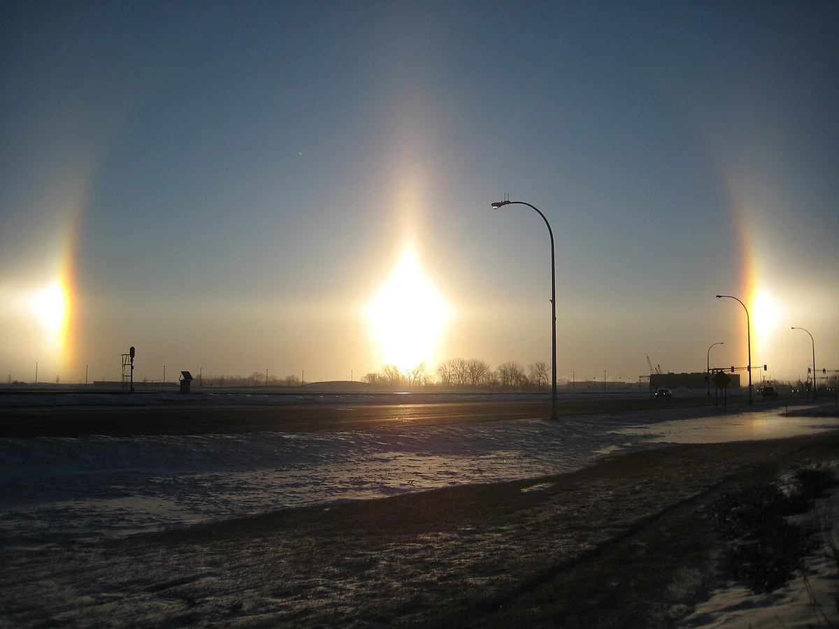 Parhelios en Fargo, Dakota del Norte