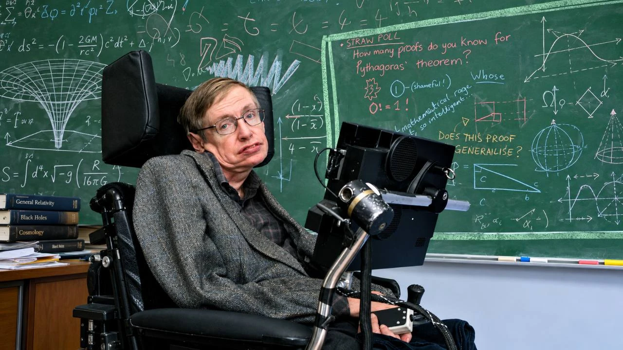 Portrait éditorial de Stephen Hawking fourni par l’utilisateur. Source, date et provenance photographique non établies indépendamment.