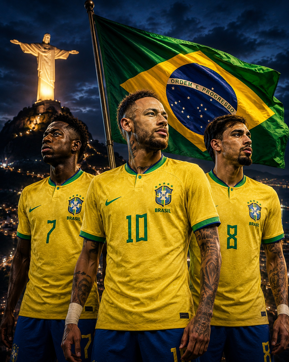 Brazil World Cup team visual