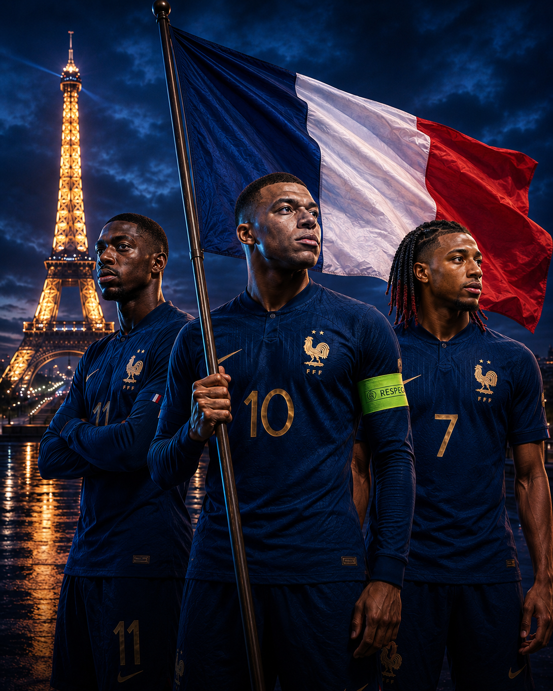 France World Cup team visual