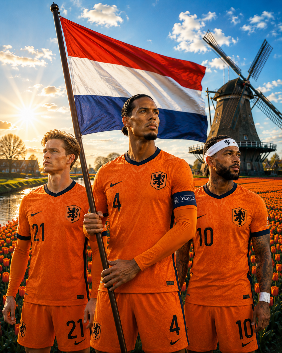 Netherlands World Cup team visual