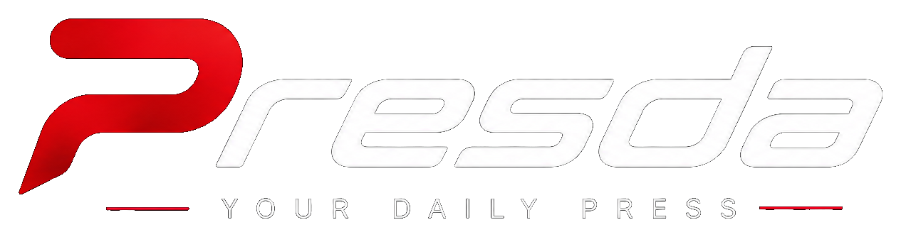 PRESDA official logo for dark mode